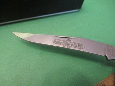 Queen Cutlery Amber Carved Stag Bone Muskrat Model # 66ACSB