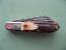 DANIELS FAMILY KNIFE BRANDS-NAPANOCH KNIFE CO.-NORTH AMERICAN GAME WARDEN BURNT STAG