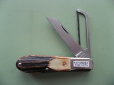 DANIELS FAMILY KNIFE BRANDS-NAPANOCH KNIFE CO.-NORTH AMERICAN GAME WARDEN BURNT STAG