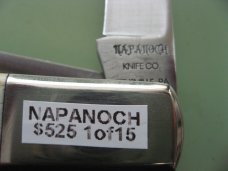DANIELS FAMILY KNIFE BRANDS-NAPANOCH KNIFE CO.-NORTH AMERICAN GAME WARDEN BURNT STAG