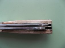 DANIELS FAMILY KNIFE BRANDS-NAPANOCH KNIFE CO.-NORTH AMERICAN GAME WARDEN MAMMOTH IVORY