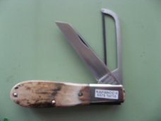 DANIELS FAMILY KNIFE BRANDS-NAPANOCH KNIFE CO.-NORTH AMERICAN GAME WARDEN MAMMOTH IVORY