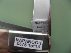 DANIELS FAMILY KNIFE BRANDS-NAPANOCH KNIFE CO.-NORTH AMERICAN GAME WARDEN MAMMOTH IVORY