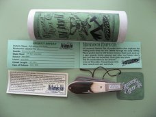 DANIELS FAMILY KNIFE BRANDS-NAPANOCH KNIFE CO-NORTH AMERICAN GAME WARDEN MAMMOTH IVORY