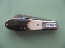 DANIELS FAMILY KNIFE BRANDS-NAPANOCH KNIFE CO.-NORTH AMERICAN GAME WARDEN MAMMOTH IVORY
