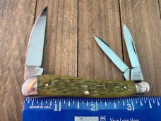 Case Classic Wharncliffe Whittler Bright Green Bone 1994 1 of 250