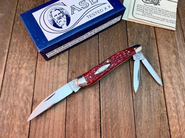 Case Classic Wharncliffe Whittler Red Jigged Bone 1994 1 of 250 Case Classic Wharncliffe Whittler Red Jigged Bone 1994 1 of 250