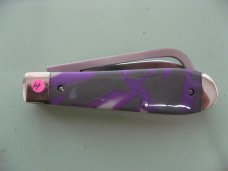 DANIELS FAMILY KNIFE BRANDS-NAPANOCH KNIFE CO.- GAME WARDEN WOMAN WARRIOR ACRYLIC PROTOTYPE