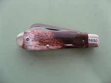 DANIELS FAMILY KNIFE BRANDS-NAPANOCH KNIFE CO.-NORTH AMERICAN GAME WARDEN GIRAFFE BONE