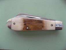 DANIELS FAMILY KNIFE BRANDS-NAPANOCH KNIFE CO.-DIXIE COCK KNIFE MAMMOTH IVORY