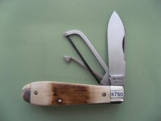 DANIELS FAMILY KNIFE BRANDS-NAPANOCH KNIFE CO.-DIXIE COCK KNIFE MAMMOTH IVORY