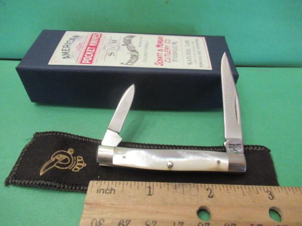Schatt & Morgan White Pearl Pen  1 of 50 Pattern # 43
