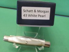 Schatt & Morgan White Pearl Pen  1 of 50 Pattern # 43