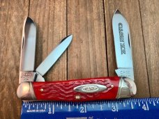 Case Classic Whittler Red Jigged Bone 5th in Series Commissioned by SMKW in 1995