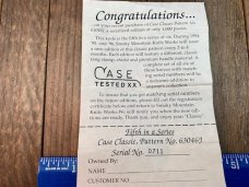Case Classic Whittler Red Jigged Bone 5th in Series Commissioned by SMKW in 1995