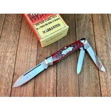 Case Classic Whittler Dark Red Jigged Bone 1990