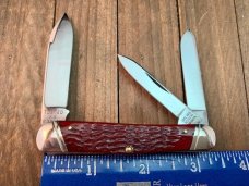 Case Classic Whittler Dark Red Jigged Bone 1990