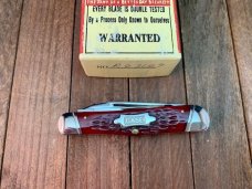 Case Classic Whittler Dark Red Jigged Bone 1990