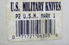 Ontario USA Navy Mark 1, 1995: 9 ¼” overall with a 4 ¾” blade