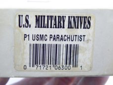 Ontario USA P1 USMC Parachutist, 1995: 8 1/2” overall with a 4 1/8” blade;
