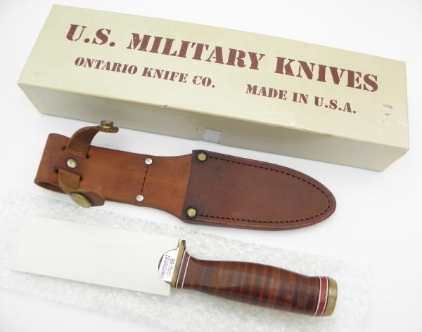 Ontario USA P1 USMC Parachutist, 1995: 8 1/2” overall with a 4 1/8” blade;
