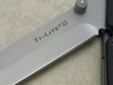 Cold Steel 26 ASTX 6' TI-LITE VI Aluminum Linerlock Knife NIB