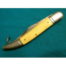 VINTAGE SABRE JAPAN 24B 24-B TRAPPER FOLDING POCKET TOOTHPICK TICKLER KNIFE KNIVES OLD