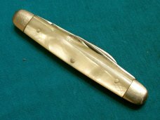 VINTAGE PAL CUTLERY CO USA FOLDING POCKET EQUAL END PEN JACK KNIFE KNIVES OLD FAUX PEARL