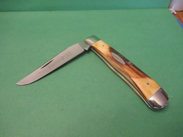Case XX 1979 Stag Single Blade Trapper Made For the NKCA Pattern # 5154 SSP