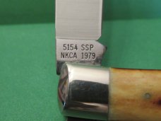 Case XX 1979 Stag Single Blade Trapper Made For the NKCA Pattern # 5154 SSP