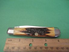 Case XX 1979 Stag Single Blade Trapper Made For the NKCA Pattern # 5154 SSP
