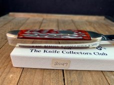 Cattaraugus Cutlery (A.G. Russell) Sleeveboard Whittler Brown Jigged Bone Seki Japan 1990