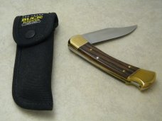 Buck 110 USA Chuck Buck Signed Folding Hunter Lockback Knife c.2003