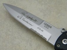 Gerber USA Applegate Fairbairn ATS-34 Covert Folder Linerlock Knife in Box - First Production Run