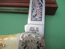 Case XX 1976 Bicentennial American Spirit Stag Folding Hunter Pattern # 5165 SSP 