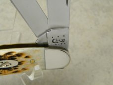 Case XX Stainless USA 9 Dot  Amber Bone 6347 SS Stockman Knife NIB