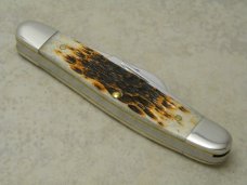 Case XX Stainless USA 9 Dot  Amber Bone 6347 SS Stockman Knife NIB