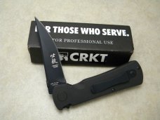 Columbia River Knife & Tool CRKT 2903 Black Folding Hissatsu Knife NIB