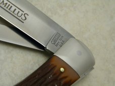 Camillus New York USA C-3 Delrin C.C.C. .30-06 SPRG Double Lockback Sportsman Knife & Sheath in Box
