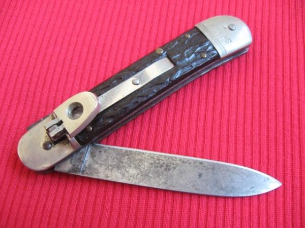 Vintage German Bonsa Leverlock Knife