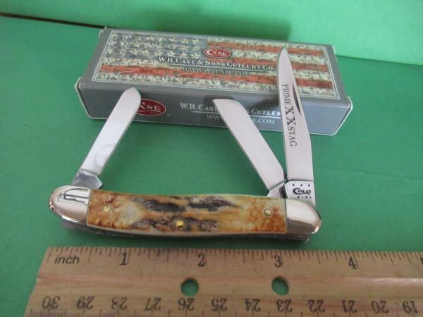 Case XX 2013 Prime Stag Stockman Pattern # 5318 SS Case XX 2013 Prime Stag Stockman Pattern # 5318 SS