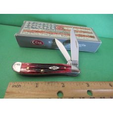 Case XX 2014 Crimson Bone Diamond Shield Peanut Pattern 6220 SS