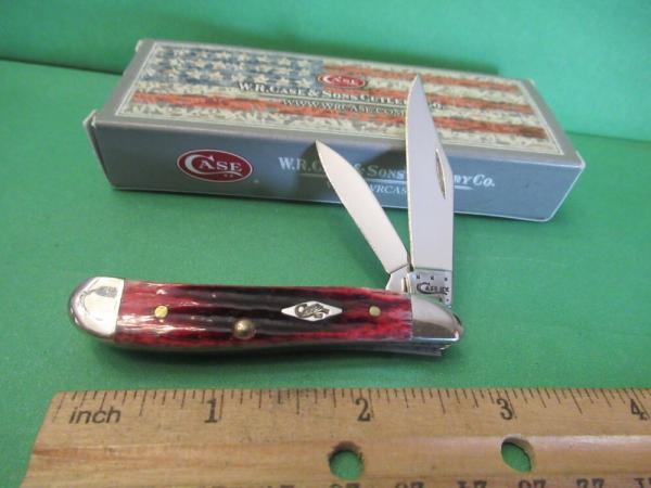 Case XX 2014 Crimson Bone Diamond Shield Peanut Pattern # 6220 SS Case XX 2014 Crimson Bone Diamond Shield Peanut Pattern # 6220 SS