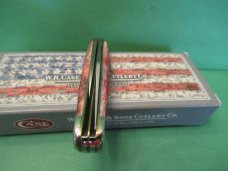 Case XX 2014 Crimson Bone Diamond Shield Peanut Pattern # 6220 SS