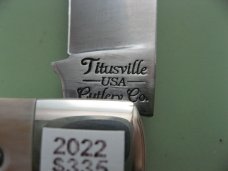 DANIELS FAMILY KNIFE BRANDS-TITUSVILLE CUTLERY-BIG EASY COTTON KNIFE-MAMMOTH BARK IVORY