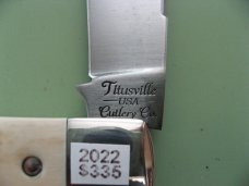 DANIELS FAMILY KNIFE BRANDS-TITUSVILLE CUTLERY-BIG EASY COTTON KNIFE-MAMMOTH BARK IVORY