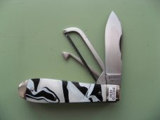 DANIELS FAMILY KNIFE BRANDS-NAPANOCH KNIFE CO.-DIXIE COCK KNIFE ACRYLIC PROTOS