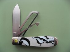 DANIELS FAMILY KNIFE BRANDS-NAPANOCH KNIFE CO.-DIXIE COCK KNIFE ACRYLIC PROTOS