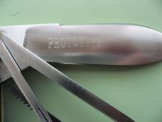 DANIELS FAMILY KNIFE BRANDS-NAPANOCH KNIFE CO.-DIXIE COCK KNIFE ACRYLIC PROTOS