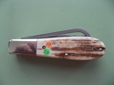 DANIELS FAMILY KNIFE BRANDS-NAPANOCH KNIFE CO.-DIXIE BARLOW KNIFE-MAMMOTH BARK IVORY